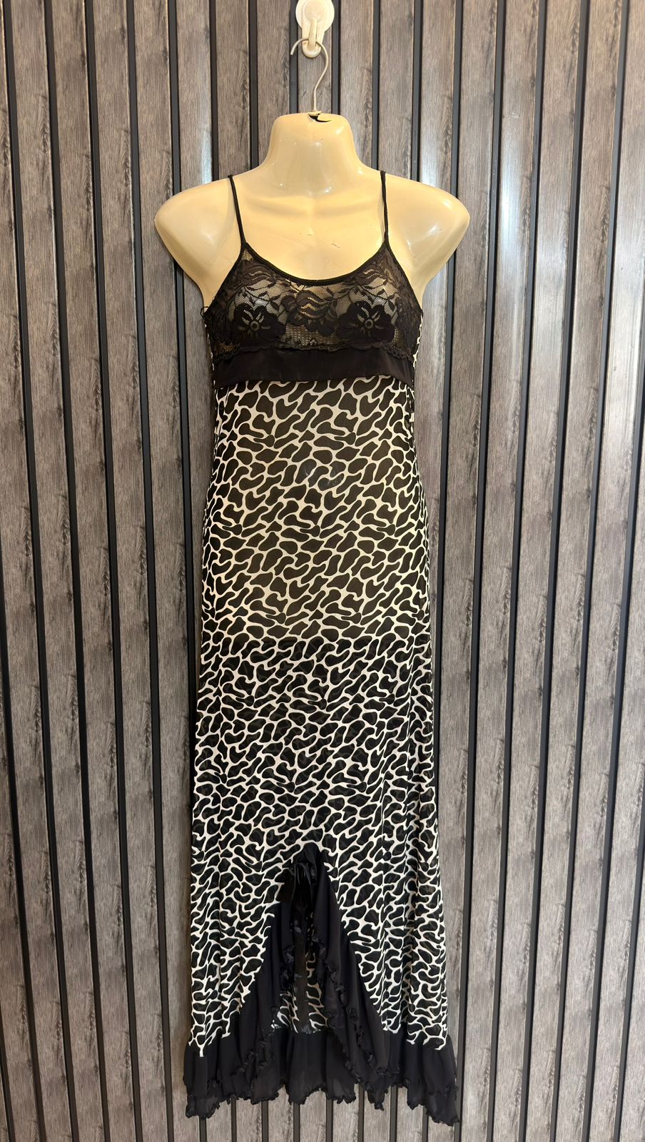 Chest 19  Length 52  Fabric Net Women’s Designer Long Maxi