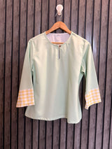 Chest 18  Lenght 23  Fabric Silk Women’s Premium Collection Top