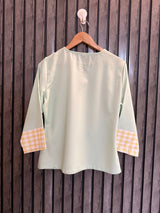 Chest 18  Lenght 23  Fabric Silk Women’s Premium Collection Top