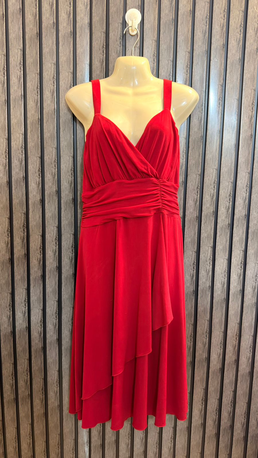 Chest 19  Lenght 38 to 43  Fabric Silk Jersey Elegant Casual Full-Length Dress