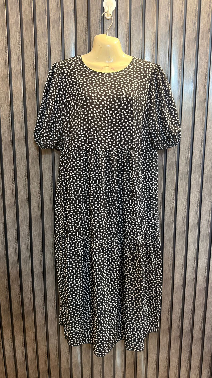 Chest 20  Lenght 46  Fabric Silk Modern Floral Long Maxi Dress