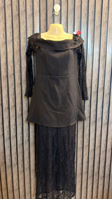 Chest 18  Lenght 51  Fabric Silk and net Premium Western Maxi Dress for Women