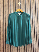 Chest 21  Lenght 31  Fabric Linen Women’s Trendy Full Sleeves Top