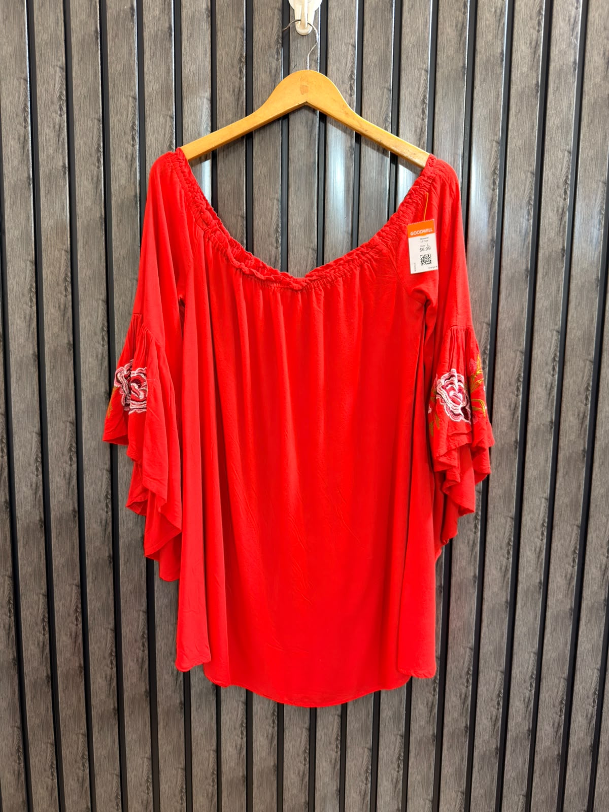Chest 21  Lenght 32  Fabric linen Women’s Casual Full Sleeves Top
