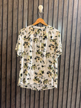 Chest 21  Lenght 26  Fabric Rayon Classic Half Sleeve Tops
