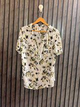 Chest 21  Lenght 26  Fabric Rayon Classic Half Sleeve Tops
