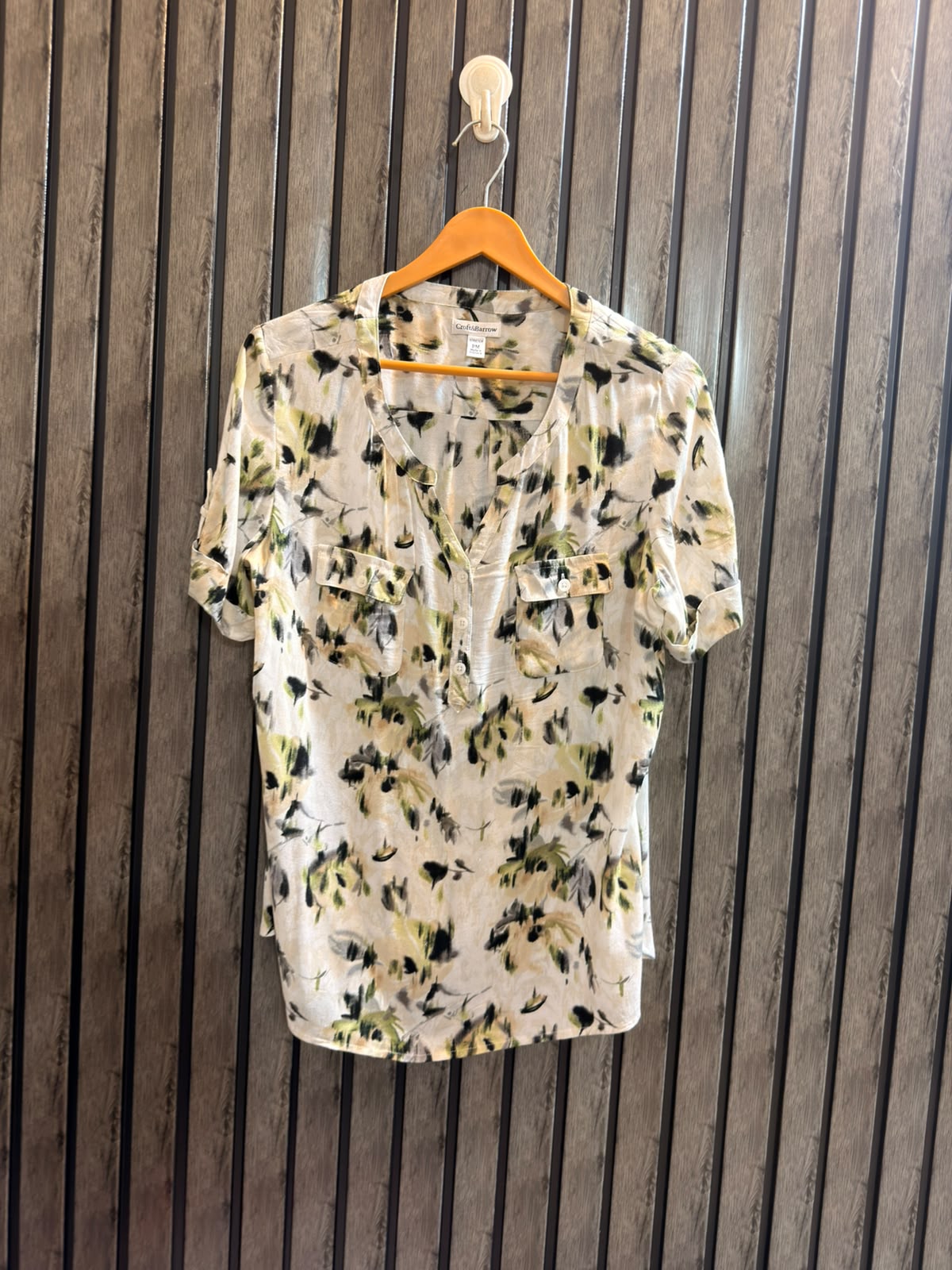 Chest 21  Lenght 26  Fabric Rayon Classic Half Sleeve Tops