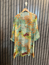 Chest 22  Lenght 36  Fabric chiffon Women’s Western Branded Full Sleeve Top