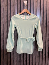 Chest 15  Lenght 24  Fabric Chiffon Women’s Western Branded Long Sleeve Top