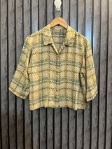 Chest 19  Lenght 20  Fabric Silk Women’s Branded Sleeve Top