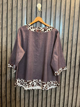 Chest23  Lenght 28  Fabric silk Western Style Women’s Long Sleeve Top