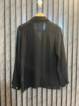 Chest 17  Lenght 25  Fabric Chiffon Women’s Western Full Sleeve Shirt