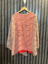 Chest 19  Lenght 30  Fabric Chiffon And Jersey Branded Western Women’s Top