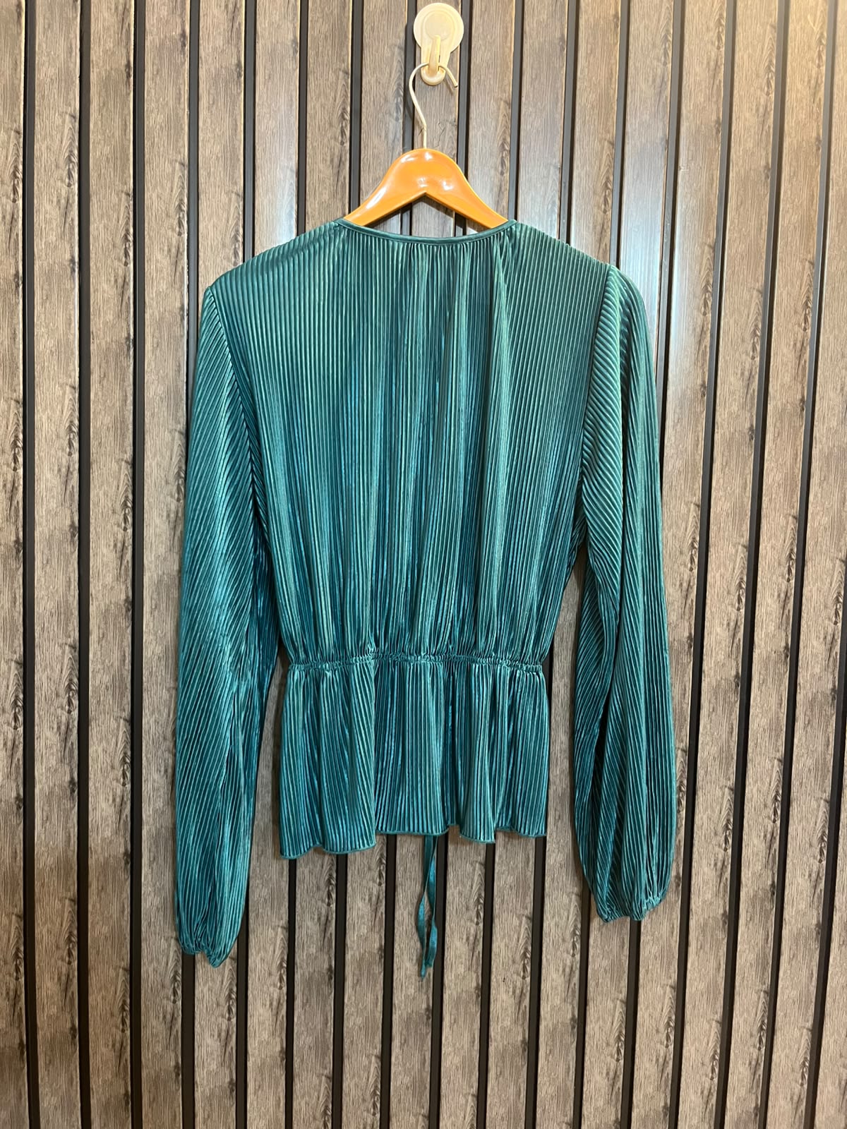 Chest 22  Lenght 23  Fabric Silk Women’s Branded Full Sleeve Shirt