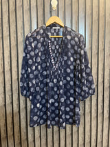 Chest 20  Lenght 30  Fabric Chiffon Women’s Full Sleeve Branded Top