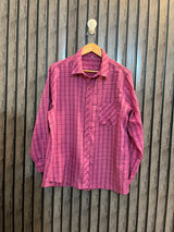 Chest 22  Lenght 26  Fabric Cotton Silk Women’s Full Sleeve Western Branded Shirt