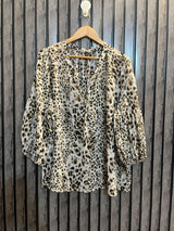 Chest 26  Lenght 27  Fabric Chiffon Western Branded Full Sleeve Women’s Top