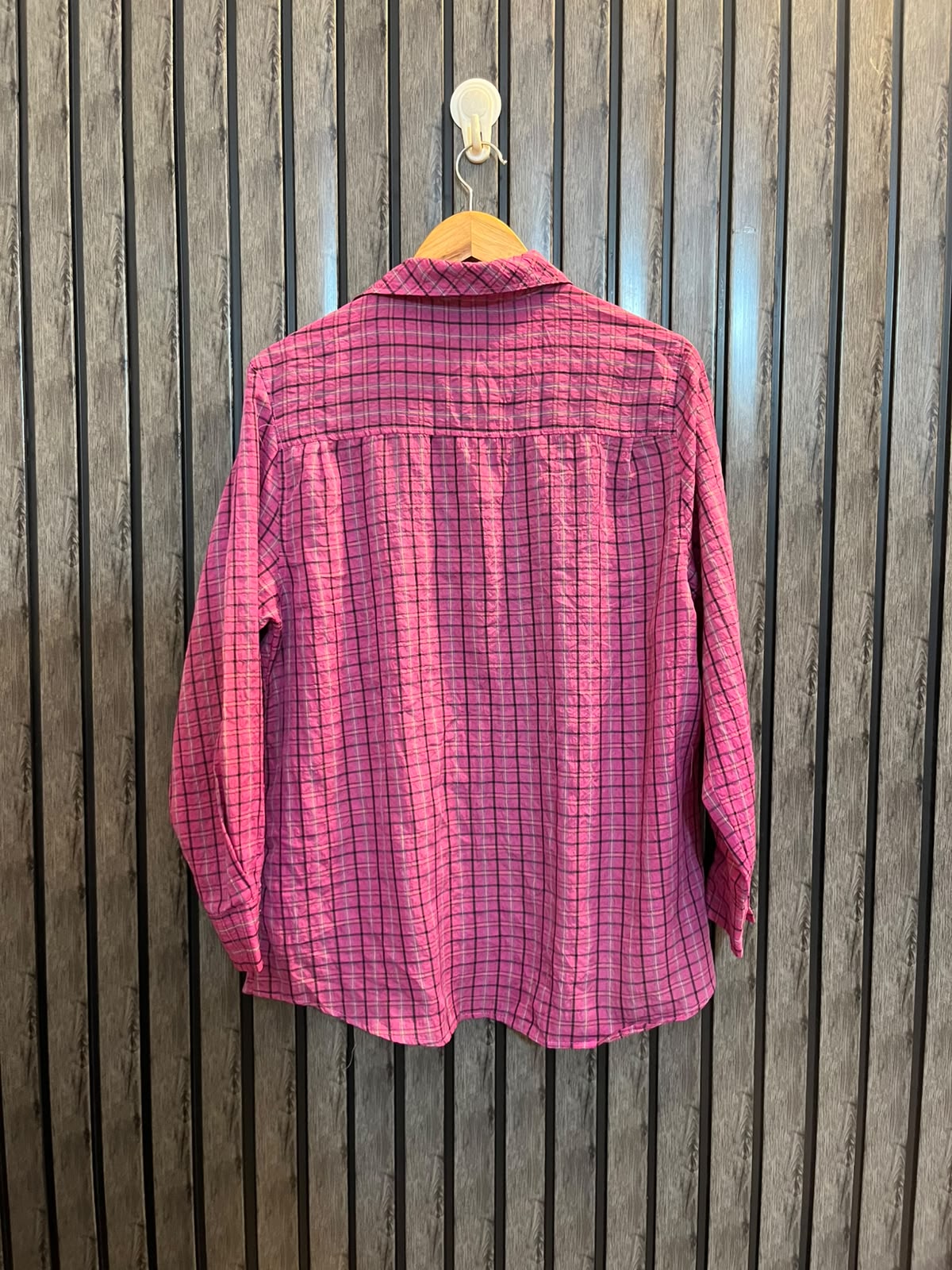 Chest 22  Lenght 26  Fabric Cotton Silk Women’s Full Sleeve Western Branded Shirt