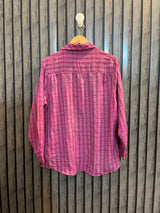 Chest 22  Lenght 26  Fabric Cotton Silk Women’s Full Sleeve Western Branded Shirt