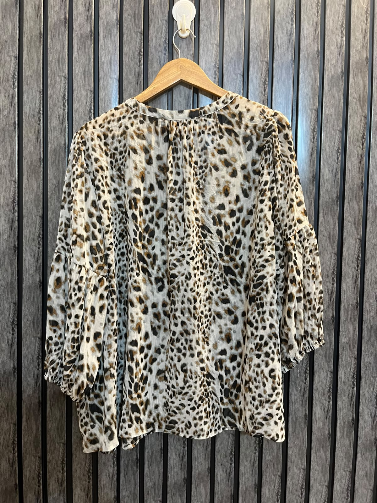 Chest 26  Lenght 27  Fabric Chiffon Western Branded Full Sleeve Women’s Top