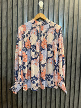 Chest 22  Lenght 26 to 27  Fabric chiffon Branded Women’s Full Sleeve Top