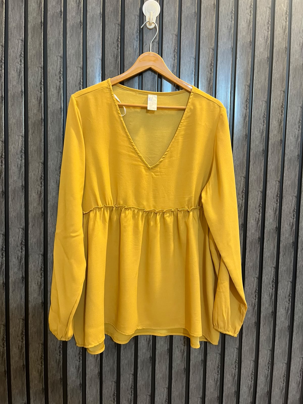 Chest 21  Lenght 27  Fabric Georgette Women’s Western Full Sleeve Top