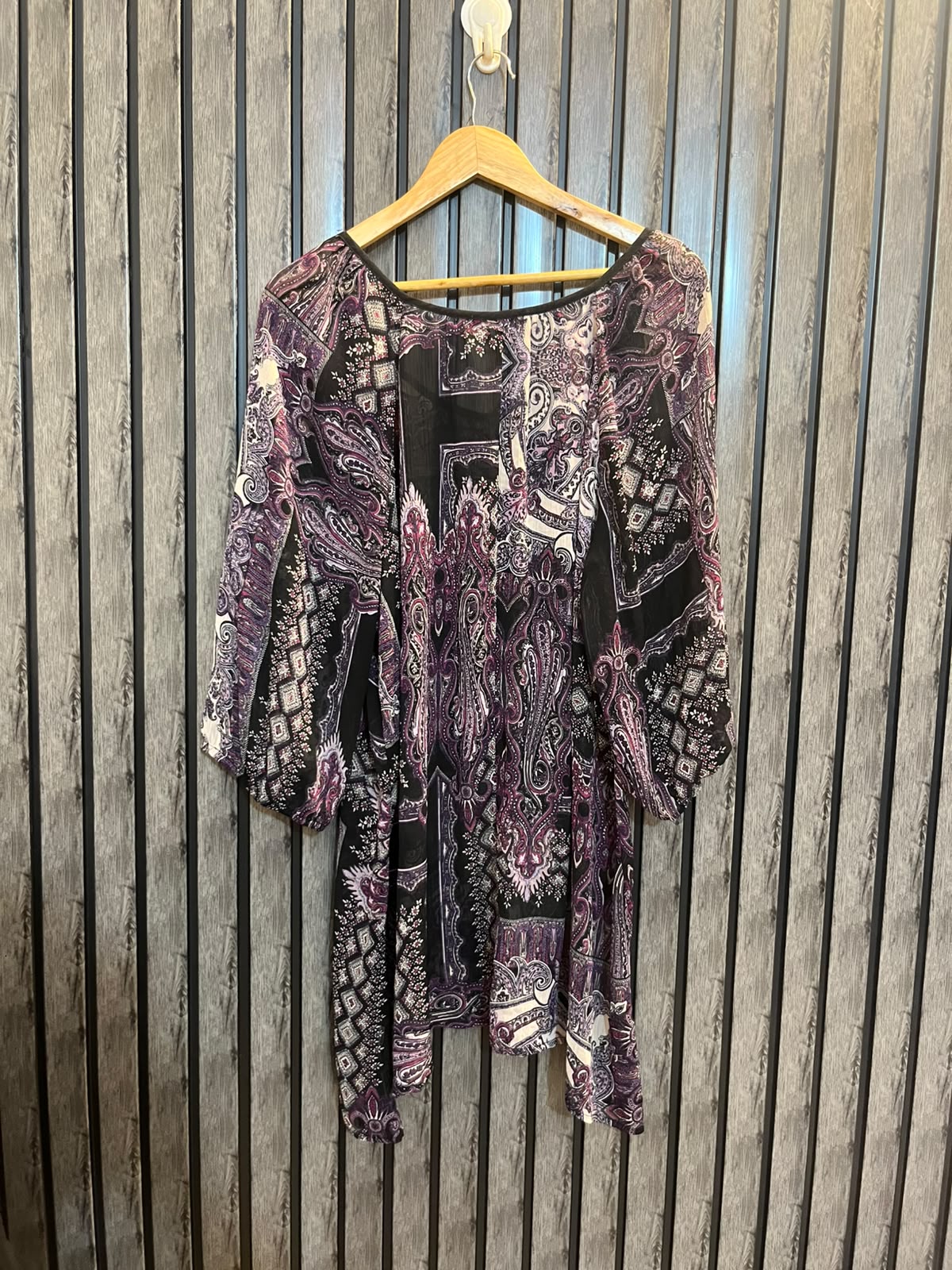 Chest 25  Lenght 36  Fabric Chiffon Branded Women’s Long Sleeve Top