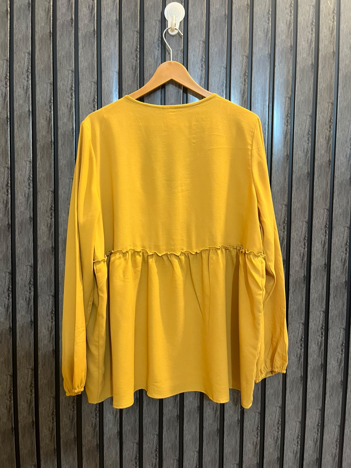 Chest 21  Lenght 27  Fabric Georgette Women’s Western Full Sleeve Top