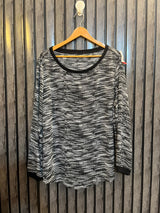 Chest 23  Lenght 28  Fabric Chiffon Western Women’s Top with Full Sleeves