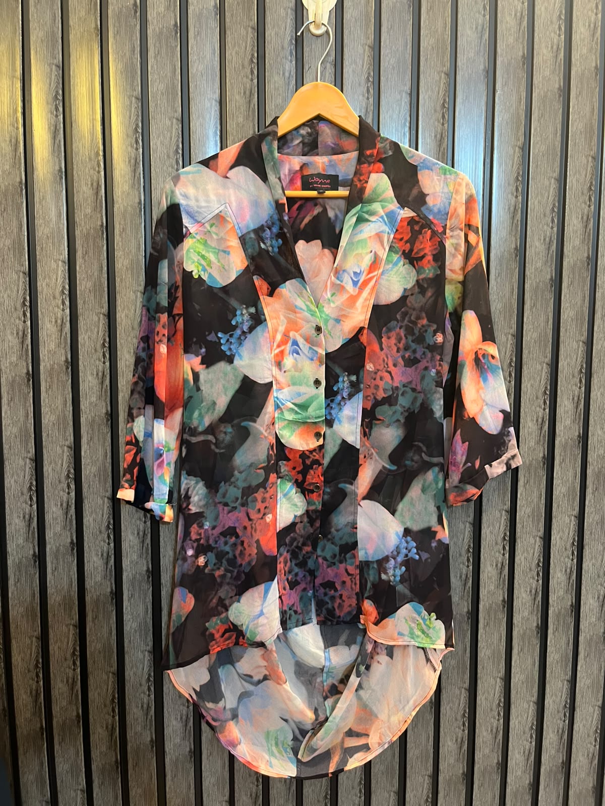 Chest 20  Lenght 28 To 37  Fabric Chiffon Women’s Full Sleeve Top by Western Brand