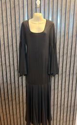 Chest 20  Lenght 61  Fabric Silk Jersey Women’s Luxury Long Western Party Dress