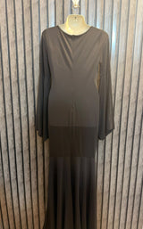 Chest 20  Lenght 61  Fabric Silk Jersey Women’s Luxury Long Western Party Dress