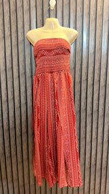Chest large  Lenght 46   Fabric silk  jumpsuit  Women’s Trendy Long Maxi Dress