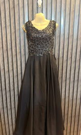 Chest 17  Lenght 57  Fabric Silk Women’s Luxury Full Length Maxi