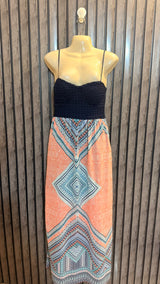 Chest 20  Lenght 57  Fabric Chiffon Women’s Modern Floor Length Maxi