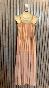 Chest 20  Lenght 49  Fabric Silk Jersey Luxury Western Women’s Long Maxi Dress