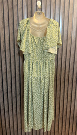 Chest 22  Lenght 48  Fabric Silk Western Fashion Women’s Luxury Maxi Dress