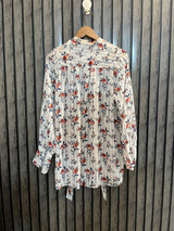 Chest 19  Lenght 29  Fabric chiffon Women’s Branded Casual Full Sleeve Top