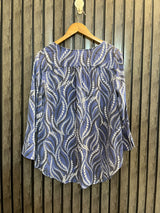 Chest 22  Lenght 27 to 28  Fabric silk Women’s Latest Western Full Sleeve Top