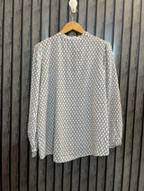 Chest 22  Lenght 26  Fabric linen Women’s Modern Western Full Sleeve Top