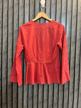Chest 18  Lenght 23  Fabric cotton Branded Women’s Fashion Full Sleeve Top