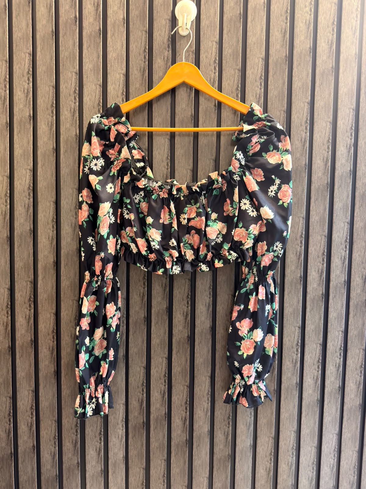 Chest 18  Length 14  Fabric Silk Women’s Fashion Top