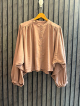 Chest 30 Baggy Style Length 19  Fabric Cotton Silk Women’s Trendy Top