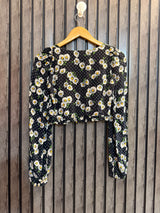 Chest 15  Length 13  Fabric Georgette Women’s Premium Collection Top