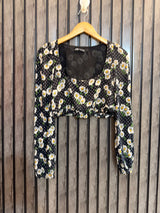Chest 15  Length 13  Fabric Georgette Women’s Premium Collection Top