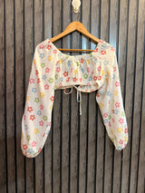 Chest 17  Length 10  Fabric Cotton Silk Women’s Essential Top