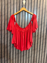 Chest 19  Length 22  Fabric Linen Women’s Classic Top