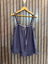 Chest 18  Length 25  Fabric Cotton Women’s Contemporary Crop Top