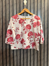 Chest 20  Length 19  Fabric Silk Women’s Iconic Crop Top