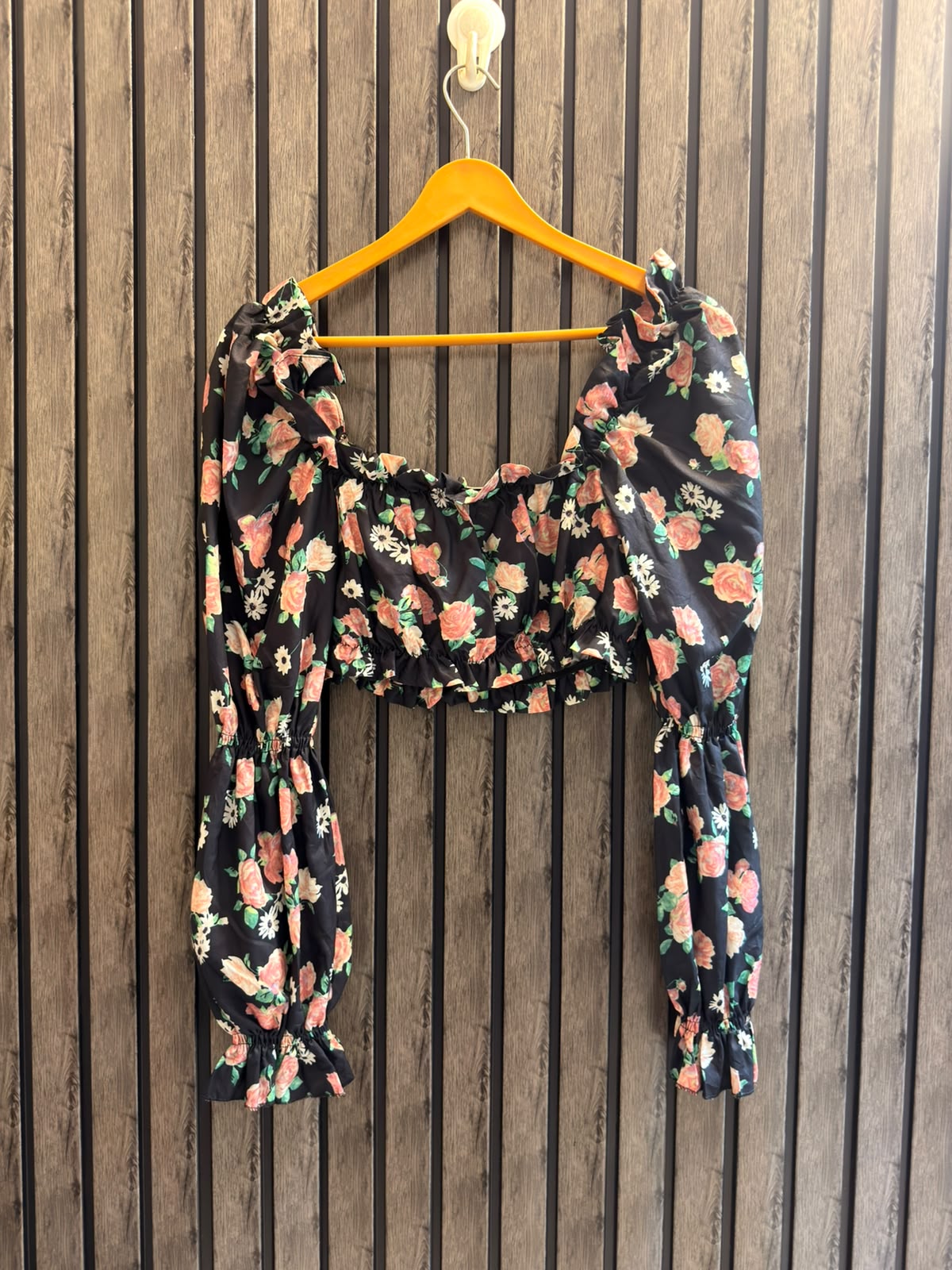 Chest 18  Length 14  Fabric Silk Women’s Fashion Top